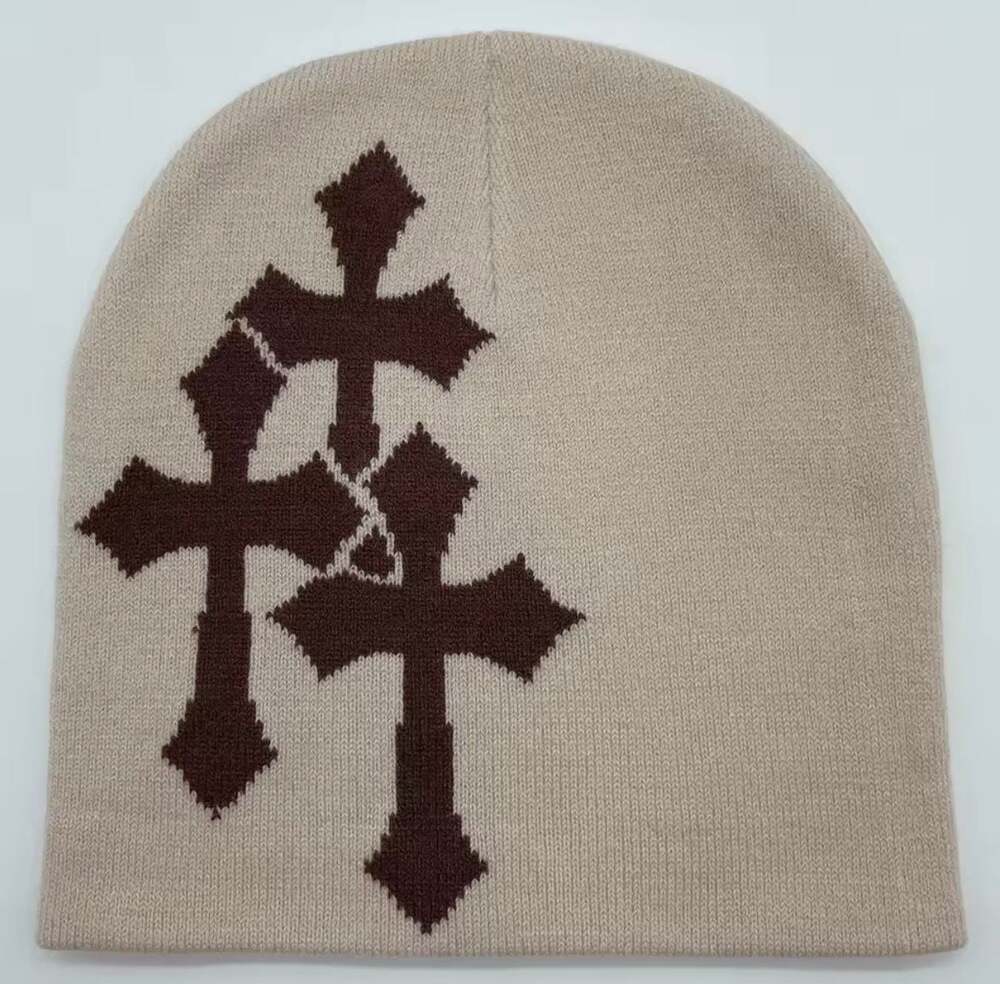 Chrome Hearts Triple Cross Knit Beanie